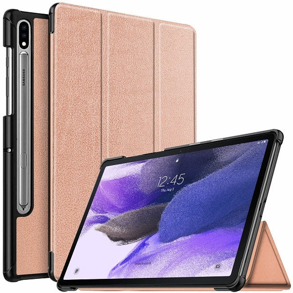 Galaxy Tab S7 FE Folio Leather Case Smart Cover For Samsung Galaxy Tab S7 FE Folio Leather Case Smart Cover For Samsung